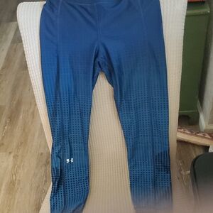 Under Armour Navy to Royal Blue Gradient Performance Leggings
